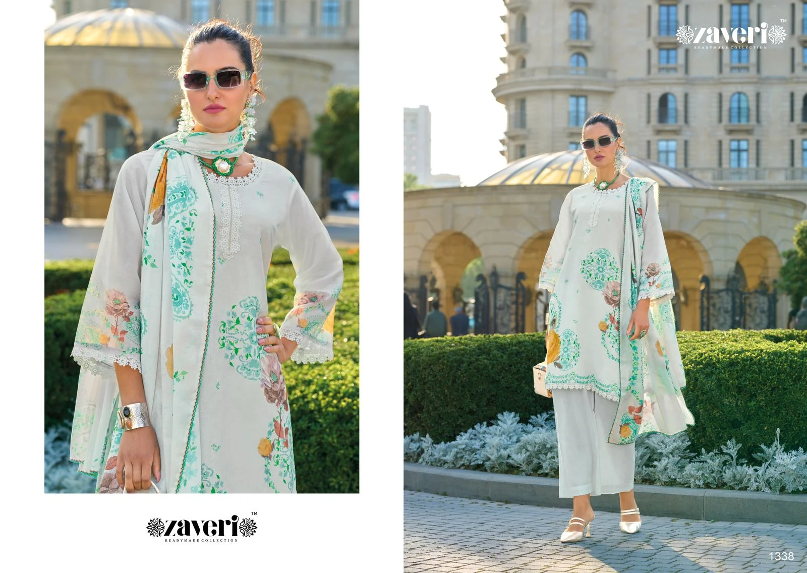 Zaveri Safaa Cotton Wholesale Fancy Readymade Salwar Suit Catalog — Wholesale Readymade Suit, MPA wholesale from Surat - Gallery Image 2